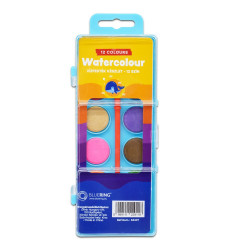 Vízfesték készlet 12 darabos Bluering® Vízfesték Bluering