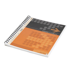 Spirálfüzet A4, 70lap kockás perforált lyukasztott Fornax 10311 Spirálfüzet Fornax