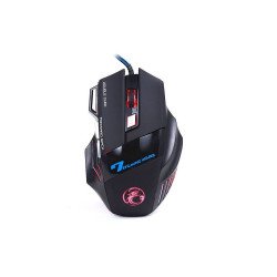 Egér optikai vezetékes iMICE X7 fekete-kék Egér, mutatóeszköz Apedra