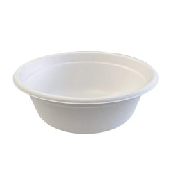 Tányér leveses 750 ml komposztálható cukornád 50 db/csomag natúr Asztali kiegészítők, kellékek Egyéb