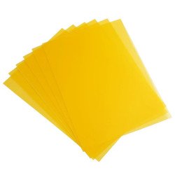 Előlap, A4, 200 micron 100 db/csomag, Bluering® áttetsző sárga Kötészeti kellék Bluering