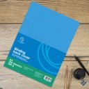 Hátlap, A4, 230 g. bőrhatású 100 db/csomag, kék Bluering®