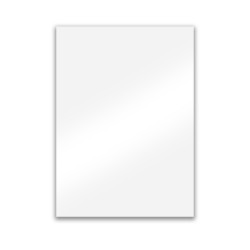 Hátlap, A4, 250 g. fényes Bluering® fehér Kötészeti kellék Bluering