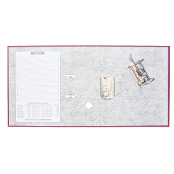 Iratrendező A4, 7,5cm,lapraszerelt, Bluering® Smart bordó Iratrendező Bluering