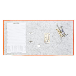 Iratrendező A4, 7,5cm,lapraszerelt, Bluering® Smart narancs Iratrendező Bluering