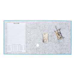 Iratrendező A4, 7,5cm,lapraszerelt, Bluering® Smart türkiz Iratrendező Bluering