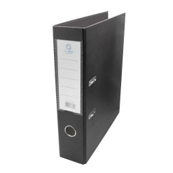 Iratrendező A4, 7,5cm, két oldalt PP borítás, Bluering® Premium fekete Iratrendező Bluering