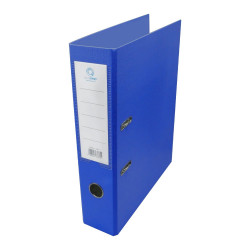 Iratrendező A4, 7,5cm, két oldalt PP borítás, Bluering® Premium kék Iratrendező Bluering