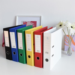 Iratrendező A4, 7,5cm, két oldalt PP borítás, Bluering® Premium sárga