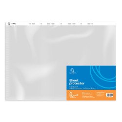 Genotherm lefűzhető, A3, 120 micron álló, víztiszta Bluering® 25 db/csomag, Lefűzhető genotherm Bluering