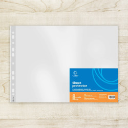 Genotherm lefűzhető, A3, 80 micron fekvő, narancsos Bluering® 20 db/csomag, Lefűzhető genotherm Bluering