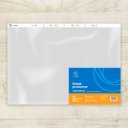 Genotherm lefűzhető, A3, 80 micron álló, narancsos Bluering® 20 db/csomag,