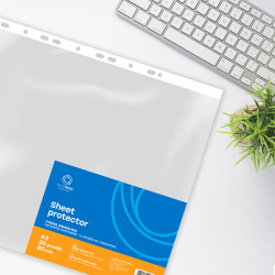 Genotherm lefűzhető, A3, 80 micron álló, narancsos Bluering® 20 db/csomag,