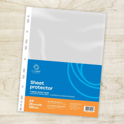 Genotherm lefűzhető, A4, 115 micron narancsos felül és belül nyitott Bluering® 100 db/csomag, Lefűzhető genotherm Bluering