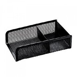 Fémhálós kockatömb és gemkapocs tartó Bluering® fekete Fémhálós család Bluering