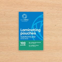 Lamináló fólia 54x86mm, 125 micron 100 db/doboz, Bluering® Kötészeti kellék Bluering