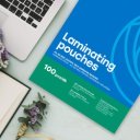 Lamináló fólia A3, 80 micron öntapadó hátlappal 100 db/doboz, Bluering®,