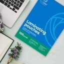 Lamináló fólia A4, 80 micron öntapadó hátlappal 100 db/doboz, Bluering®,