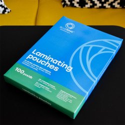 Lamináló fólia A4, 80 micron öntapadó hátlappal 100 db/doboz, Bluering®, Kötészeti kellék Bluering