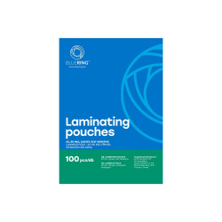 Lamináló fólia A5, 80 micron öntapadó hátlappal 100 db/doboz, Bluering®, Kötészeti kellék Bluering