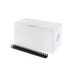 Spirál műanyag 45mm, 50 db/doboz, Bluering®, fekete Kötészeti kellék Bluering