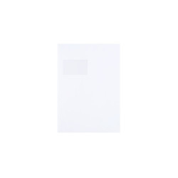 Boríték TC/4 szilikonos bélésnyomott bal ablak 50x100 ablak bal oldalról 20mm felülről 52mm Bluering® fehér Boríték Bluering