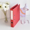 Iratrendező A4, 5cm, két oldalt PP borítás,lapraszerelt, Bluering® Premium piros