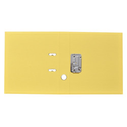 Iratrendező A4, 5cm, két oldalt PP borítás,lapraszerelt, Bluering® Premium sárga Iratrendező Bluering