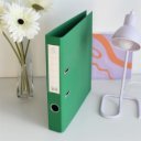 Iratrendező A4, 5cm, két oldalt PP borítás,lapraszerelt, Bluering® Premium zöld