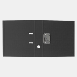 Iratrendező A4, 7,5cm, két oldalt PP borítás,lapraszerelt, Bluering® Premium fekete Iratrendező Bluering