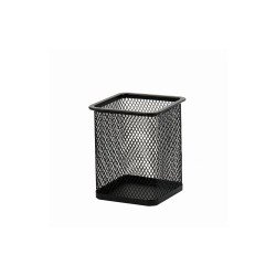 Fémhálós írószertartó pohár szögletes Bluering® fekete Fémhálós család Bluering