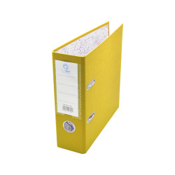 Iratrendező A5, 7,5cm,lapraszerelt, Bluering® sárga Iratrendező Bluering