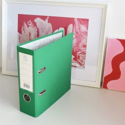 Iratrendező A5, 7,5cm,lapraszerelt, Bluering® zöld