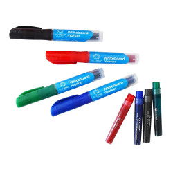 Táblamarker 3mm, kerek, cserélhető betétes, Bluering®, 4 klf. szín Táblamarker Bluering