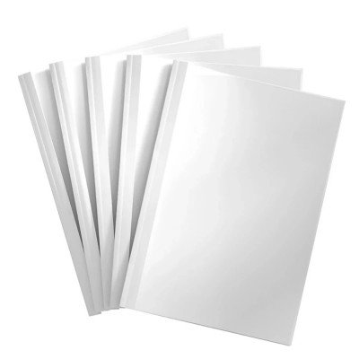 Hőkötő borító, A4, 12mm, 91-120lapig 25 db/doboz, Bluering® fehér