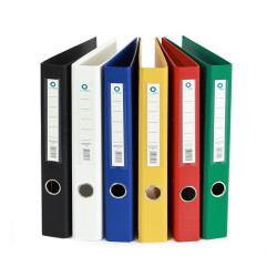 Gyűrűskönyv A4, 3,5cm, 4 gyűrűs PP/PP Bluering® Prémium piros Gyűrűskönyv Bluering