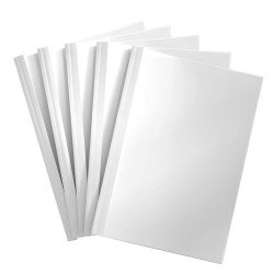 Hőkötő borító, A4, 3mm, 11-32lapig 100 db/doboz, Bluering® fehér Kötészeti kellék Bluering