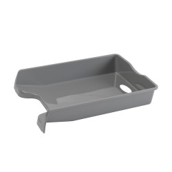 Irattálca műanyag 355, 355x255x60mm, Bluering®, szürke Irattálca Bluering