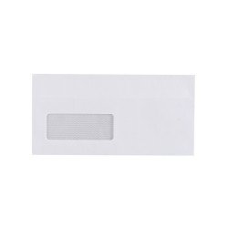 Boríték LA4 öntapadó bélésnyomott bal ablak 35x90mm 110x220mm B20A20 Bluering® fehér Boríték Bluering