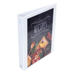 Gyűrűskönyv panorámás A4, 3,7cm, 4 gyűrűs Bluering® fehér Panorámás gyűrűskönyv Bluering