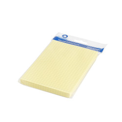 Jegyzettömb öntapadó, 102x152mm, 100lap, Bluering® , kockás sárga Öntapadó jegyzettömb Bluering