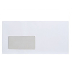 Boríték LA4 szilikonos bélésnyomott bal ablak 45x90mm 110×220mm B20A15 Bluering® fehér Boríték Bluering