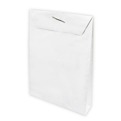 Tasak TB/3 redős-talpas 290 x 410 mm kapcsos 6 cm-es talp Bluering® fehér Tasak Bluering