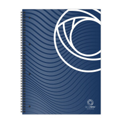Spirálfüzet A4, 80lap, perforált lyukasztott Bluering® vonalas Spirálfüzet Bluering