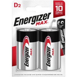 Elem góliát LR20D Max 2 db/csomag, Energizer Elem, akkumulátor, töltő Energizer