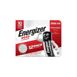 Elem gombelem CR2025 lítium 12 db/csomag, Energizer Elem, akkumulátor, töltő Energizer