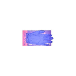 Gumikesztyű nitril púdermentes S 200 db/doboz Maxter kék Gumikesztyű Maxter