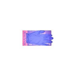 Gumikesztyű nitril púdermentes S 200 db/doboz Maxter kék Gumikesztyű Maxter