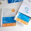 Genotherm lefűzhető, A4, 50 micron narancsos Bluering® 25 db/csomag, 4 csomag/karton kínáló