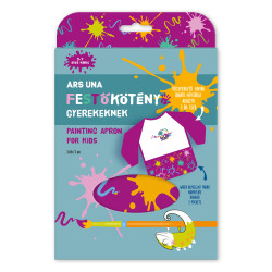 Festőkötény lányos Ars Una rózsaszín Iskolai ecset és kelléke Ars Una